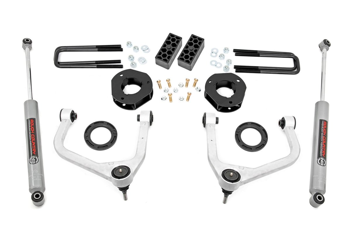 Chevrolet Silverado 1500 Suspension Lift Kit - Rough Country - 3.5 Inch - '19-'24